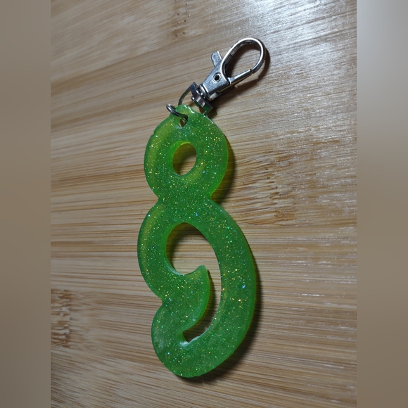 Semi-colon Handmade Bag Charm Key Chain - Picture 7 of 9